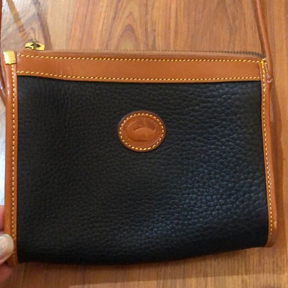 Dooney & Bourke Black classic small Crossbody bag pebbled leather